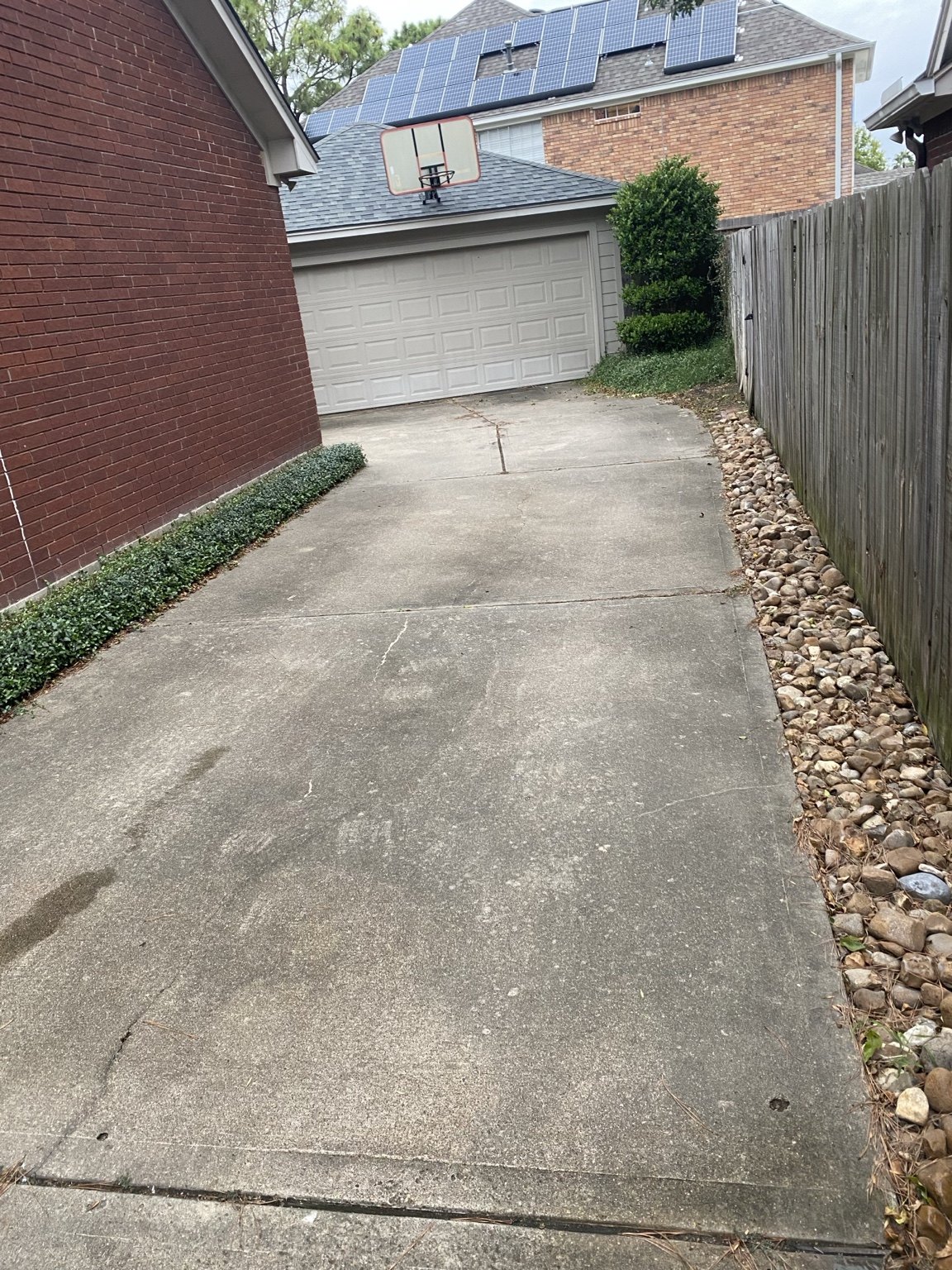 Before: Pressure Washing