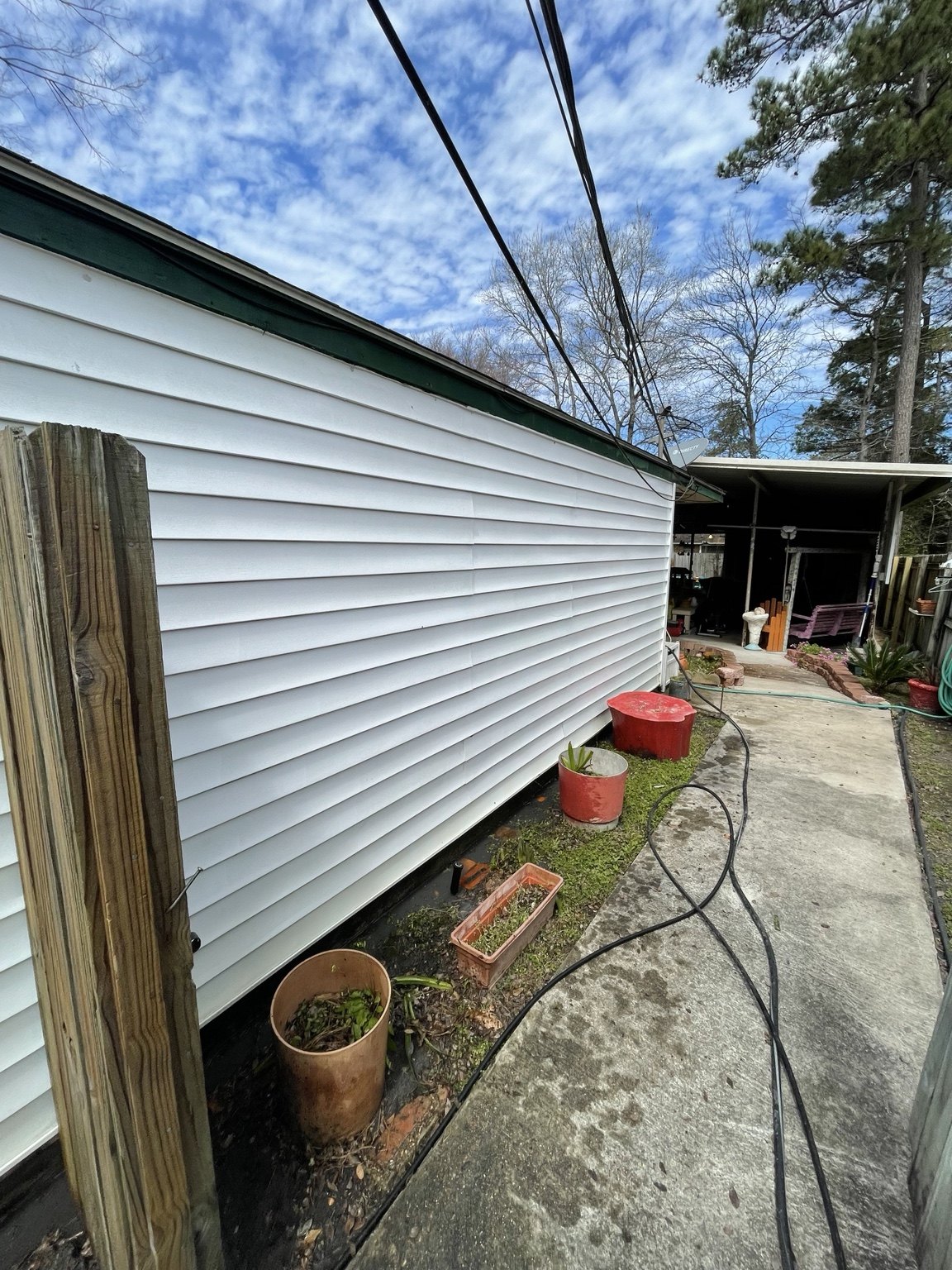 After: Exterior Siding — Pressure Washing