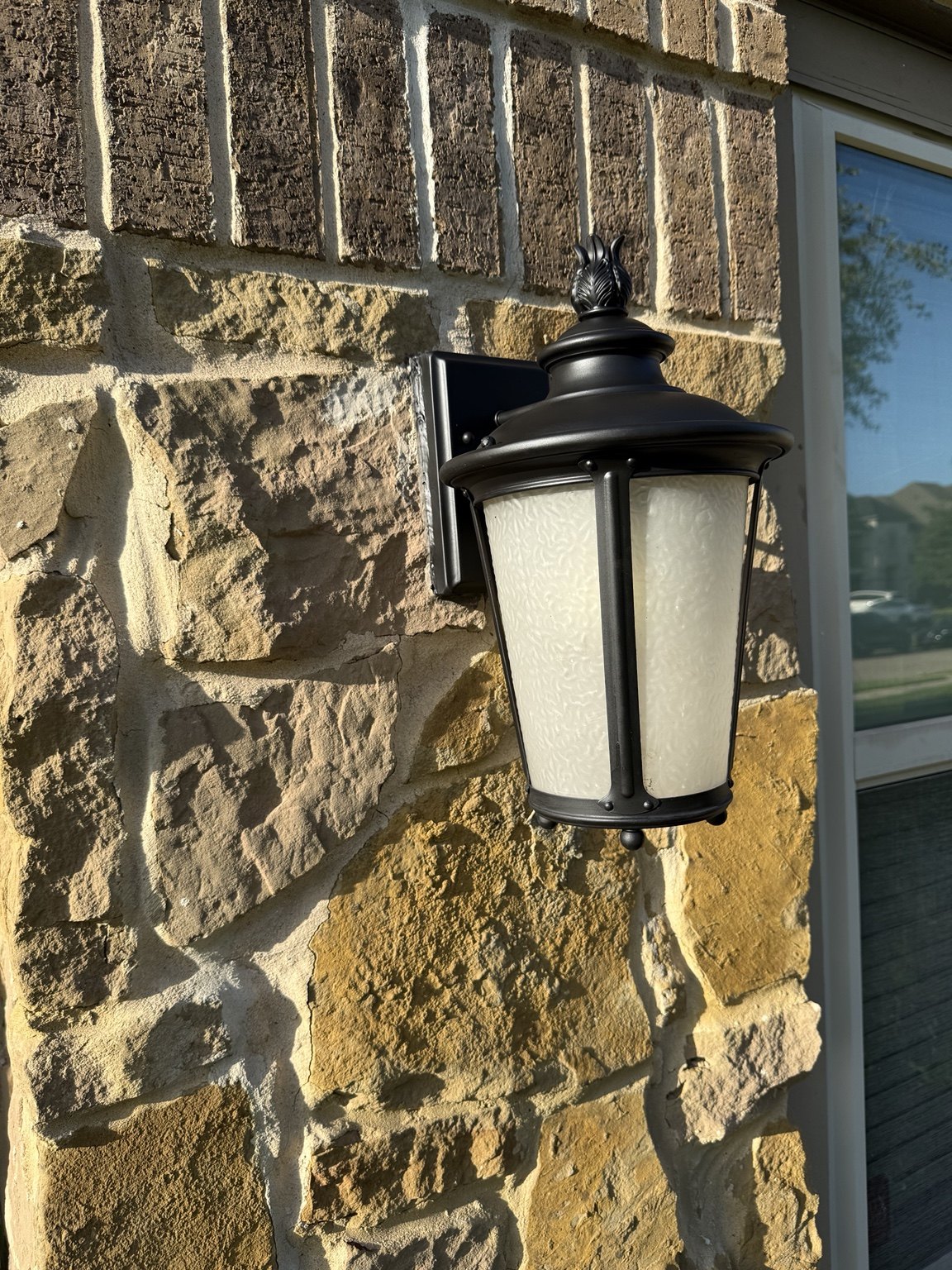 After: Sconce Lights — Metal Refurbishing